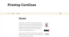 Desktop Screenshot of firestopcarolinas.com